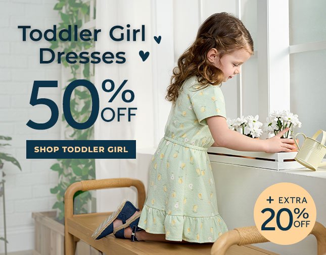 Toddler Girl Dresses up to 50% off