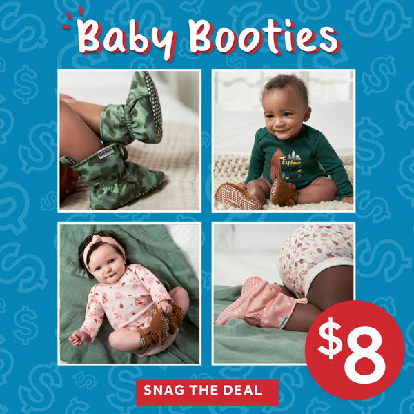 Baby Booties for only \\$8