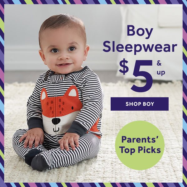 Boy Sleepwear \\$5 and up