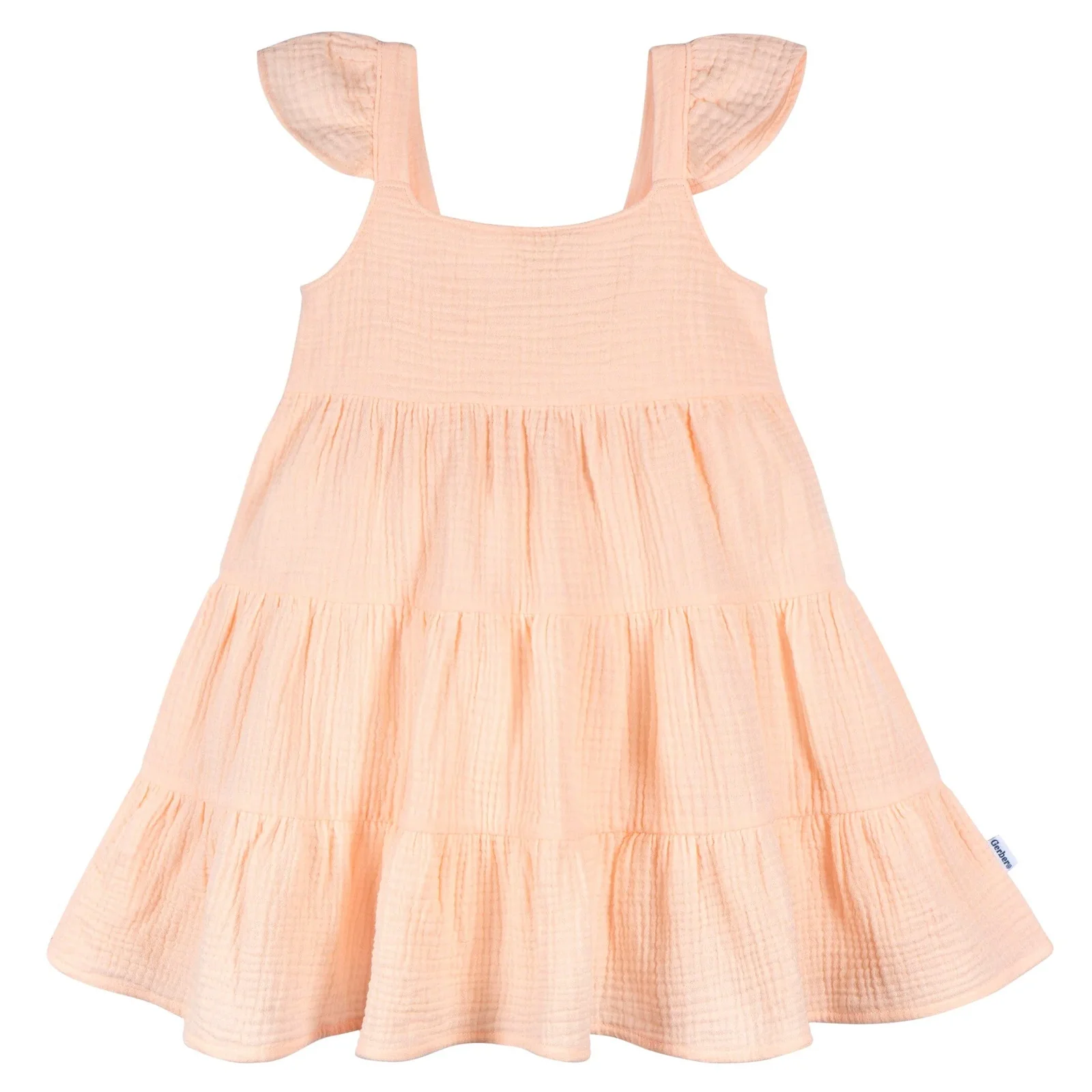 Image of Toddler Girls Blush Tiered Dress