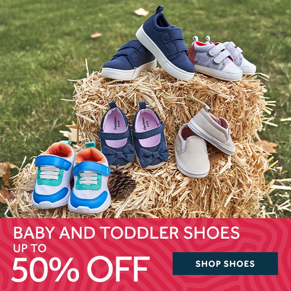 Baby & Toddler Shoes up to 50% off