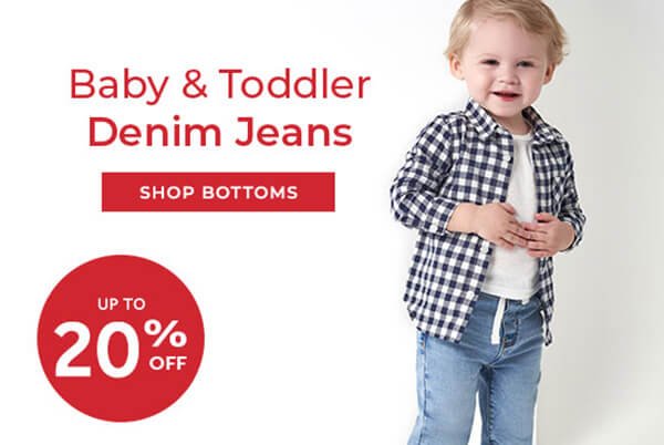 Baby & Toddler Denim Jeans up to20% off