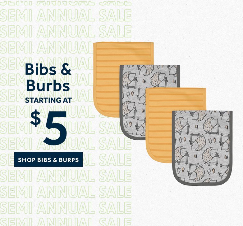 Bibs and Burps starting at \\$5