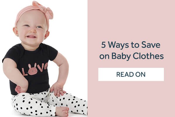 5 Ways to Save Money on Clothes with a Newborn