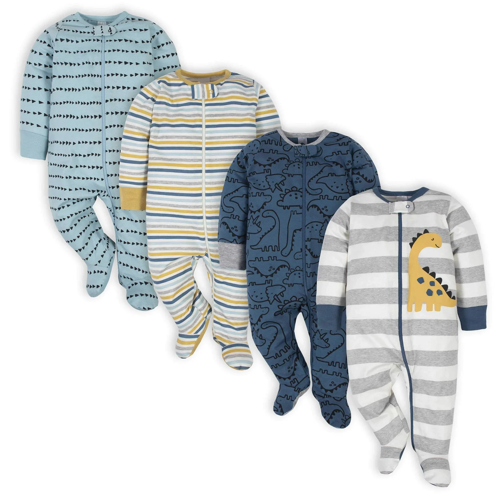 Image of 4-Pack Baby Boys Dinosaur Sleep 'N Plays