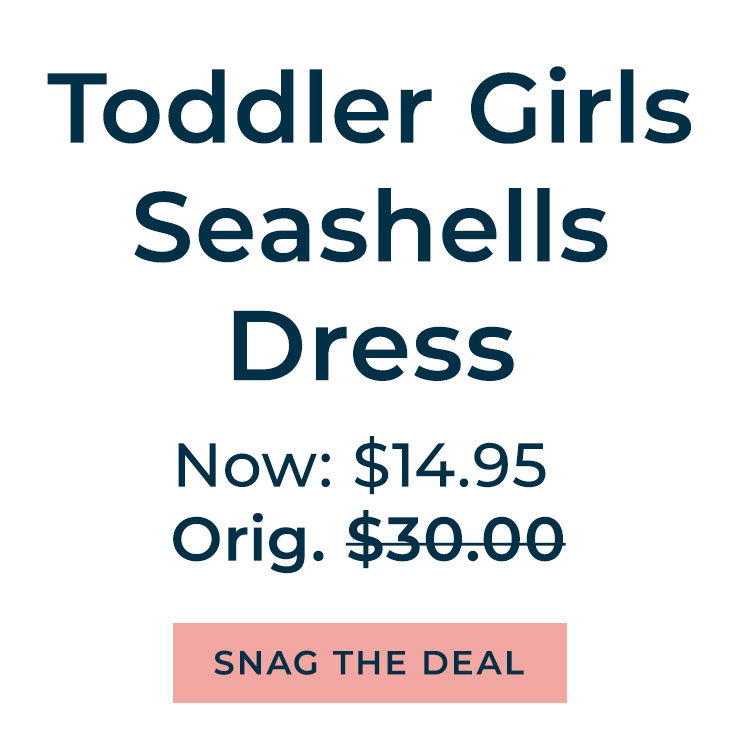 Toddler Girls Seashells Dress