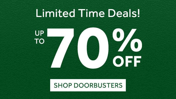 Limited Time Deals up to 70% off