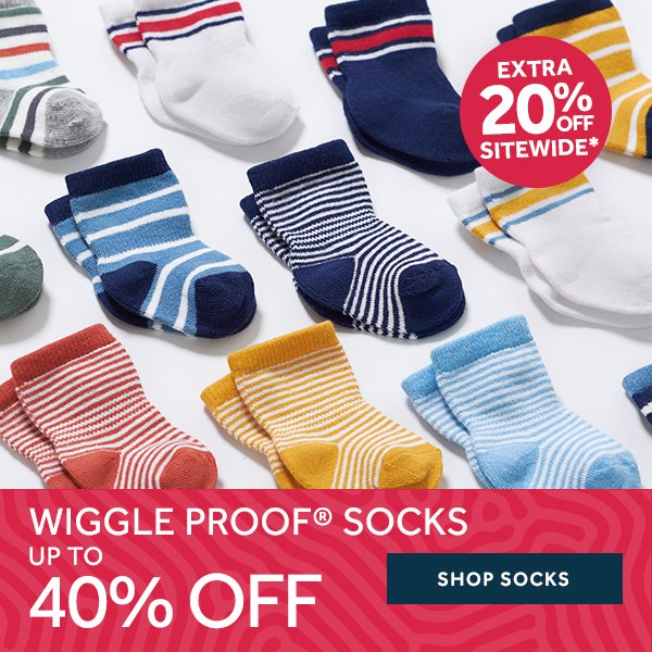 Baby Socks up to 60% plus an extra 20% off