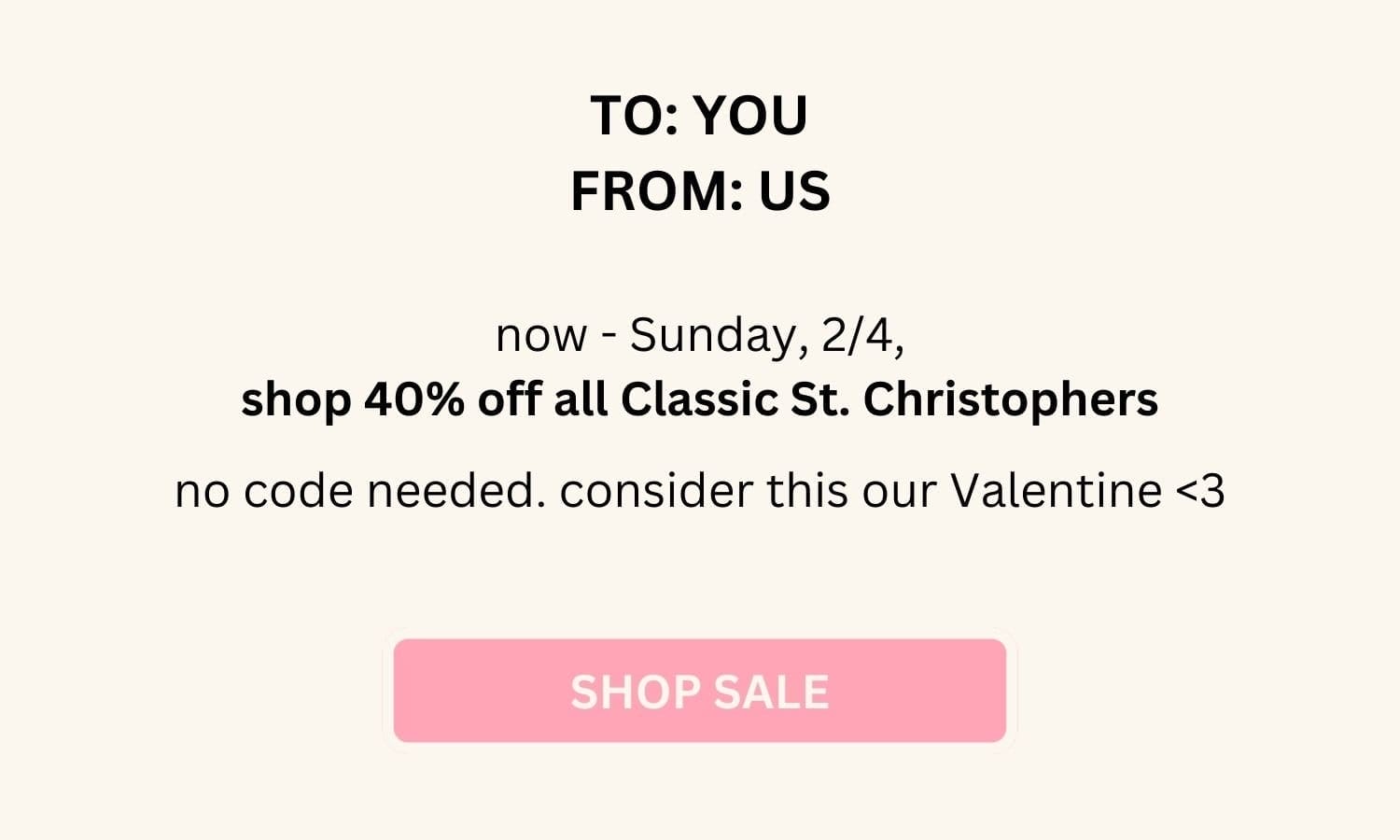 SHOP 40% OFF CLASSIC ST. CHRISTOPHERS