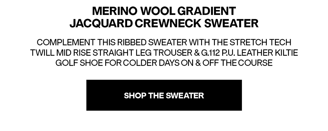 Merino Wool Gradient Jacquard Crewneck Sweater - SHOP THE SWEATER