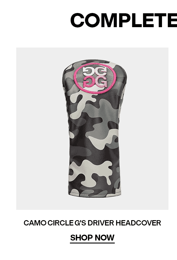 Camo Circle G's Driver Headcover - SHOP NOW