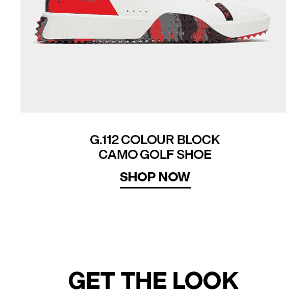 G.112 Colour Block Camo Golf Shoe - SHOP NOW