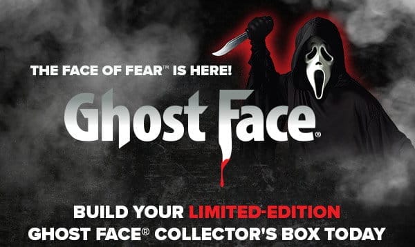 The Face of Fear is Here, Ghost Face! BUILD YOUR COLLECTOR'S BOX