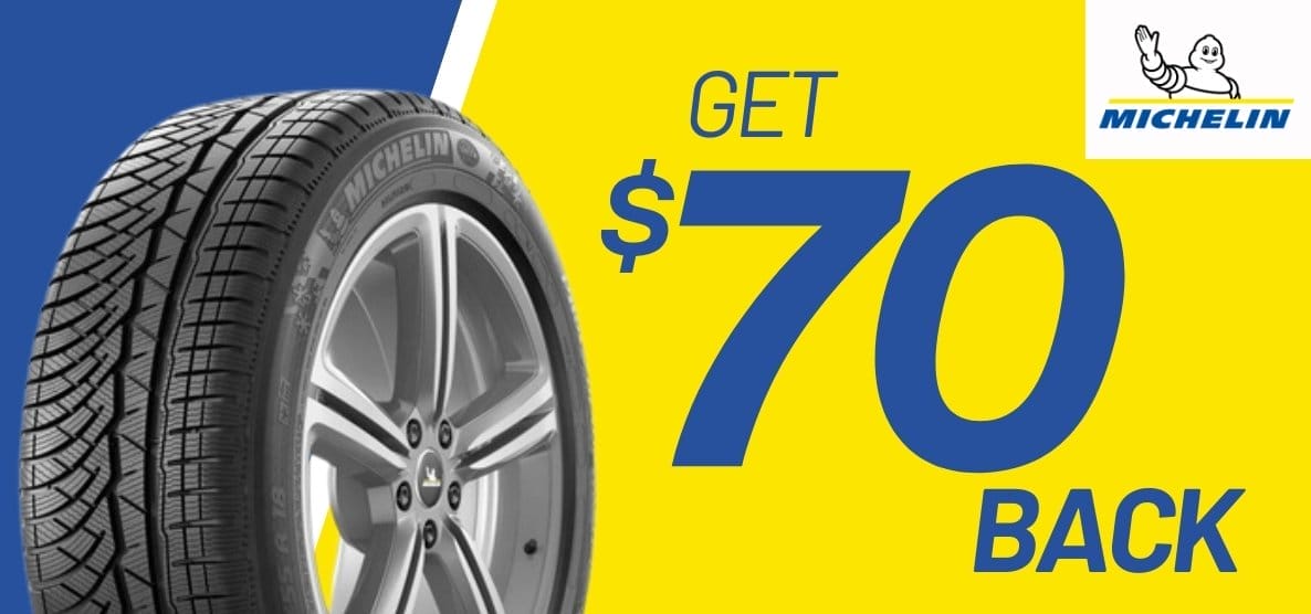 Get \\$70 back with Michelin Winter 2023 Rebate
