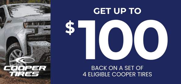 Get up to \\$100 back with Cooper Tires Fall 2023 Rebate