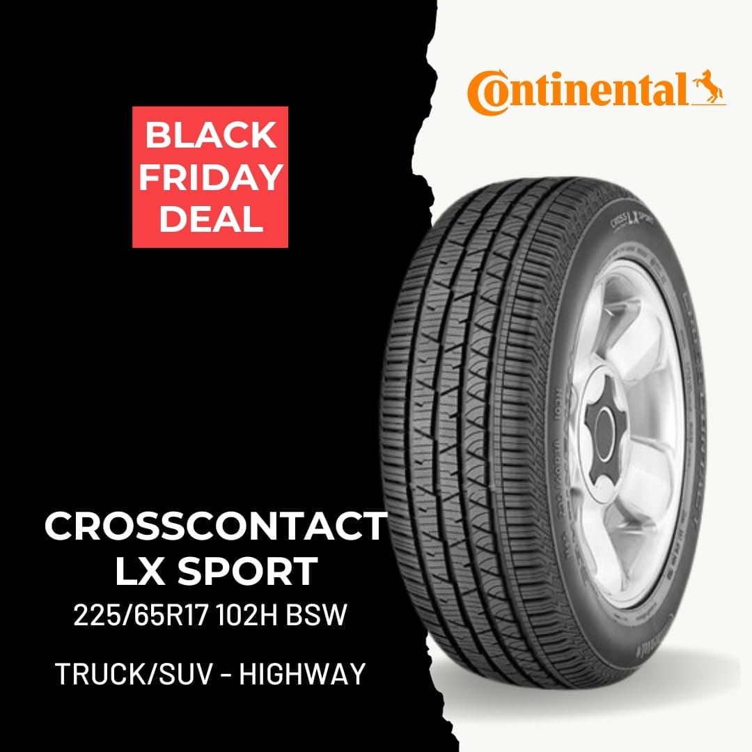 Continental CrossContact LX Sport 225/65R17 102H BSW Tires