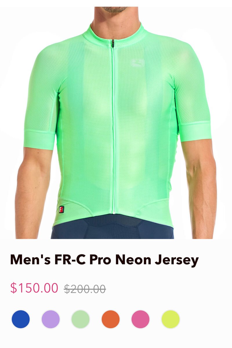 neon fr-c pro jersey men