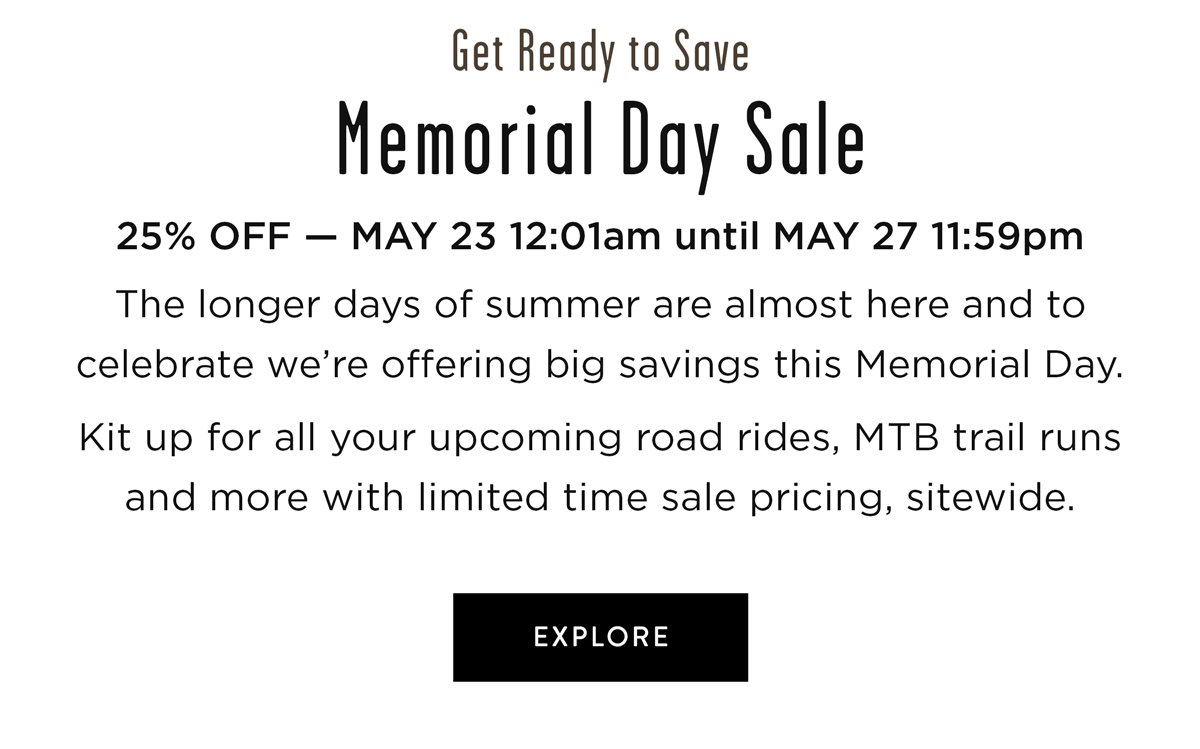 25% off sitewide