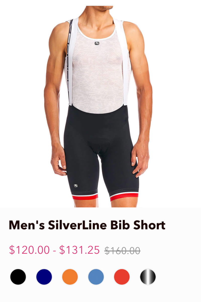 silverline bib short men