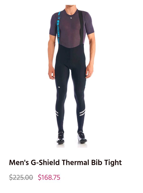 g-shield bib tight men