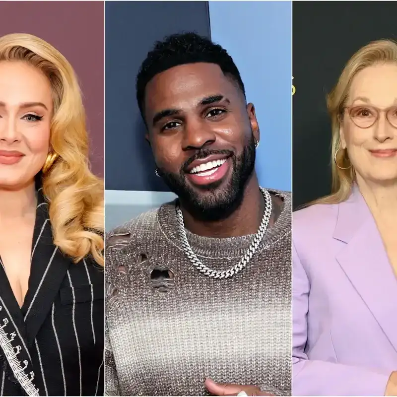 Image may contain: Jason Derulo, Meryl Streep, Head, Person, Face, Adult, Accessories, Glasses, Jewelry, Ring, and Necklace