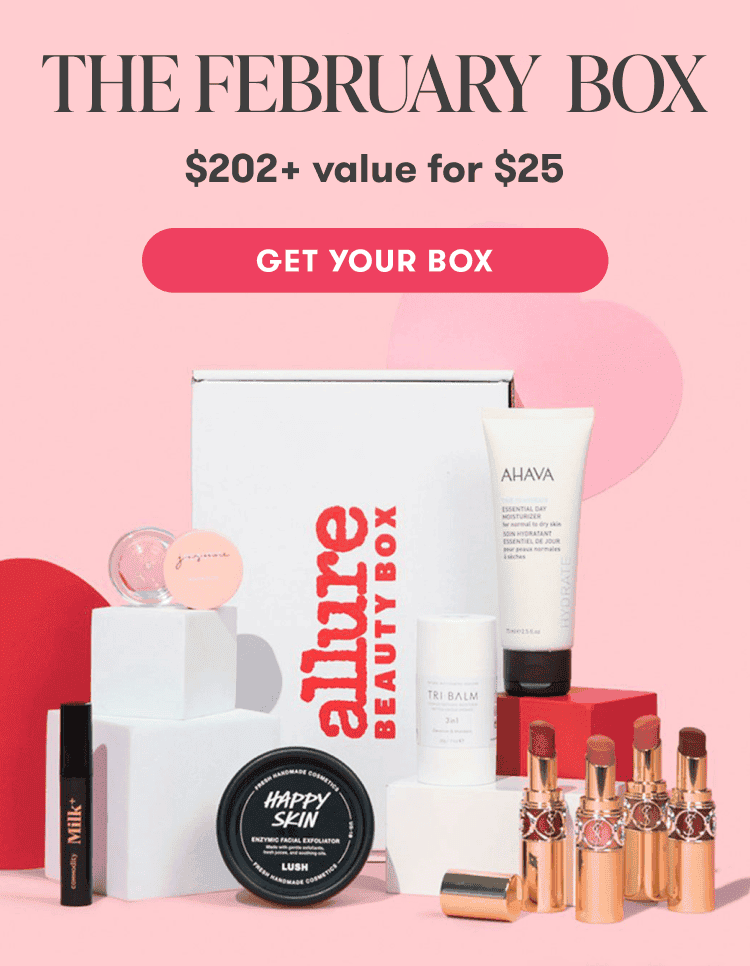 The February Box. \\$202+ value for \\$25 \\$208. Get your box.