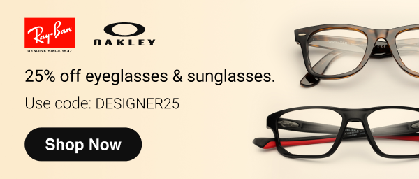 25% OFF Rayban&Oakley >