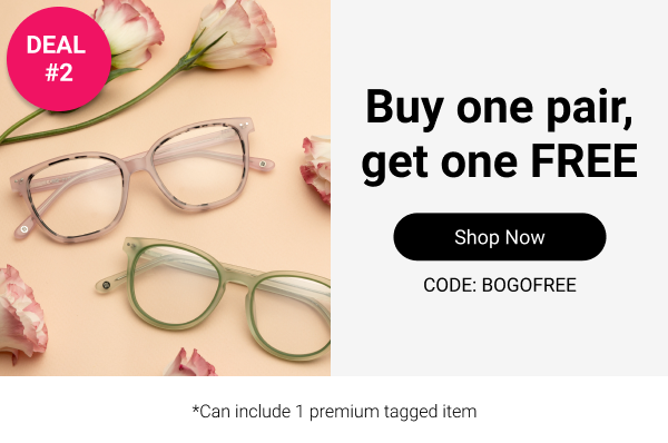 Buy one pair, get one FREE | Code: BOGOFREE