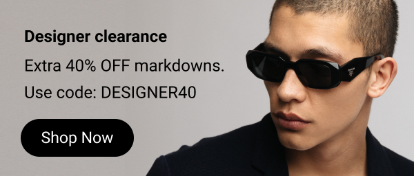 40% off designer frames >