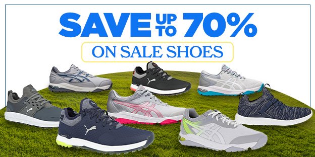 Save up to 70% on Sale Shoes