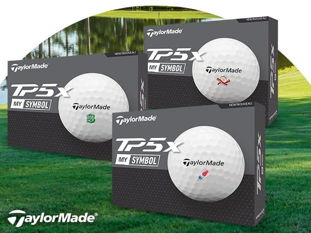 TaylorMade TP5x MySymbol Balls Starting at \\$59.99