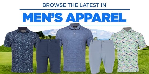 Browse the latest in Men's Apparel