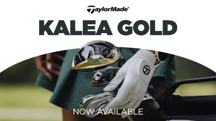 New TaylorMade Kalea Gold Club Set