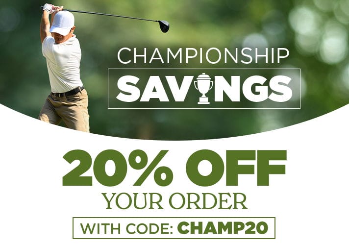 20% Off Your Order with code: CHAMP20