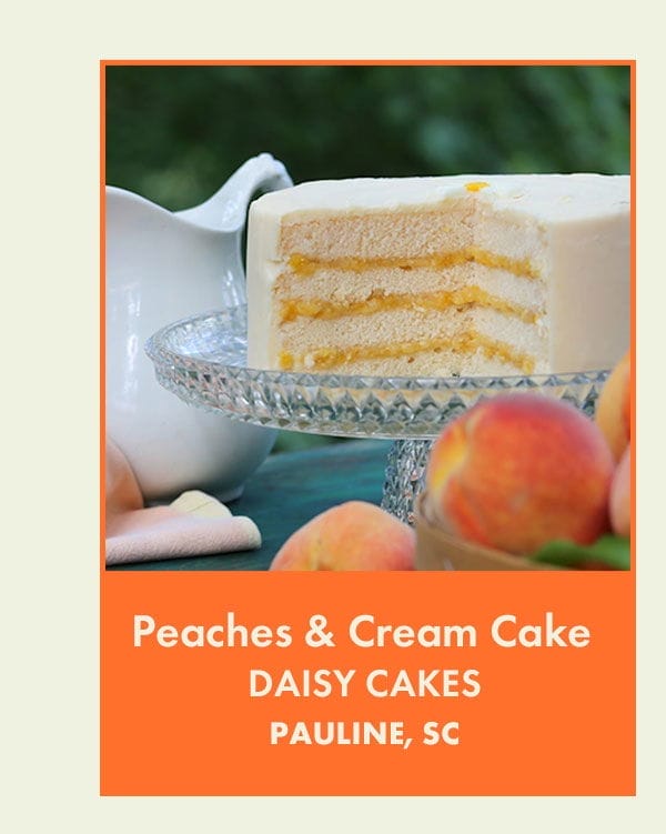 Peaches and Cream Cake