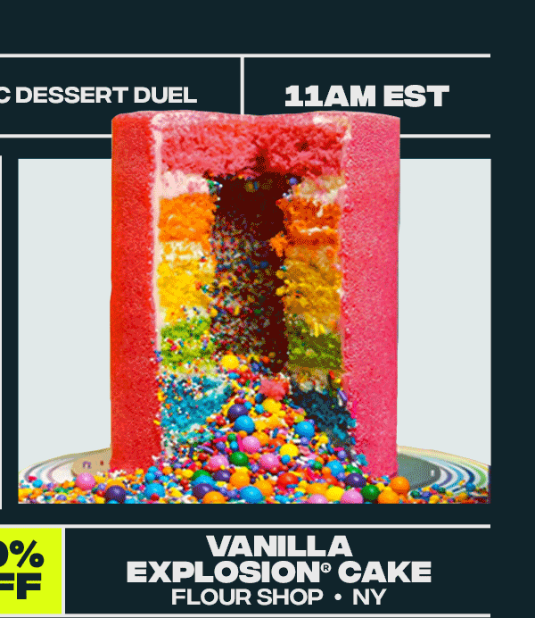 Vanilla Explosion Cake