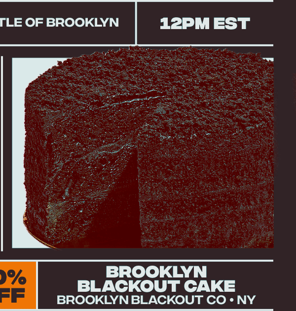 Brooklyn Blackout Cake