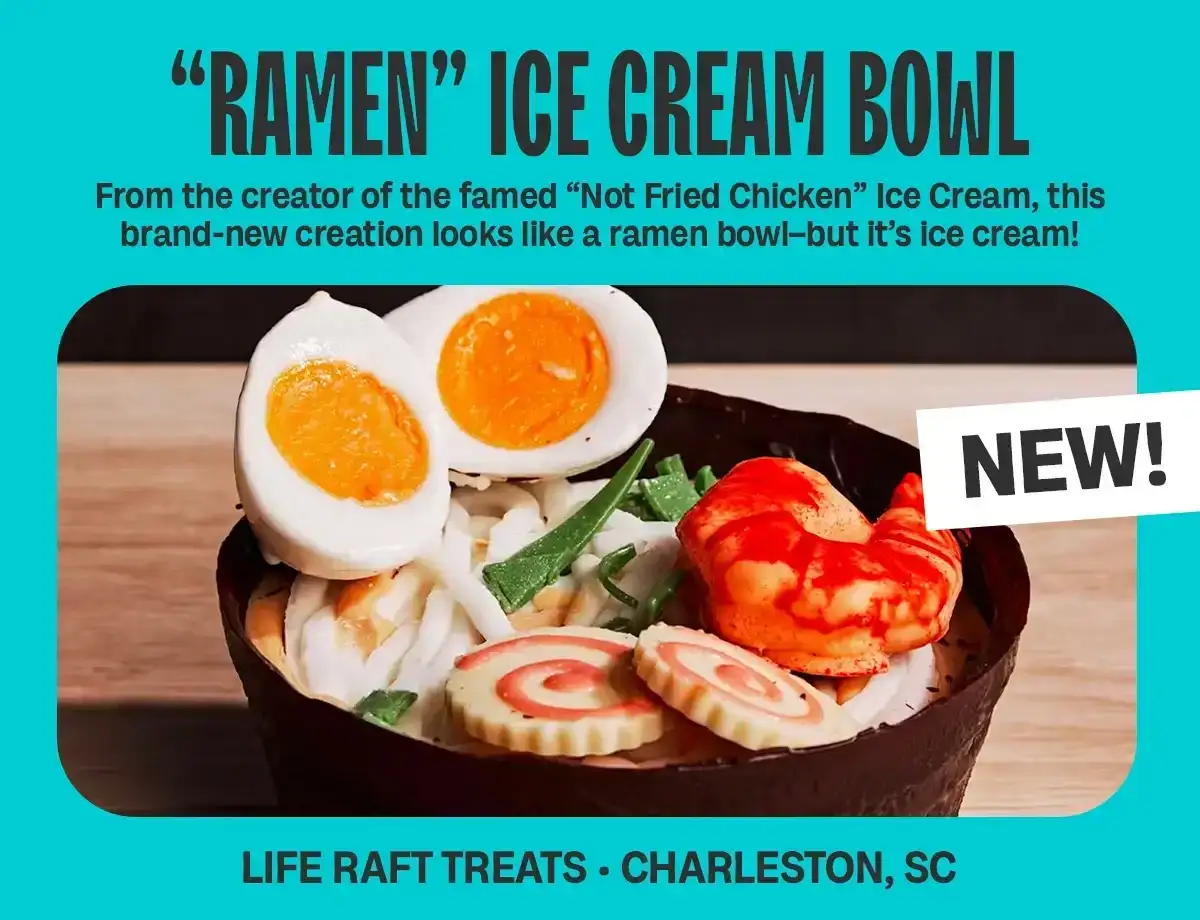 Ramen Ice Cream Bowl.