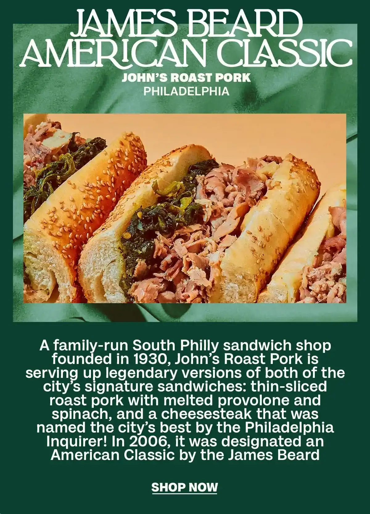 John's Roast Pork.