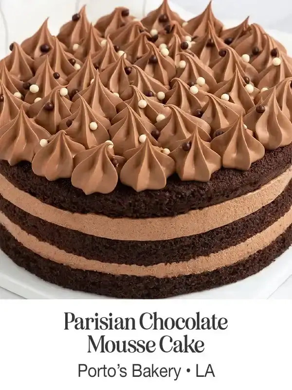 Parisian Chocolate Mousse Cake