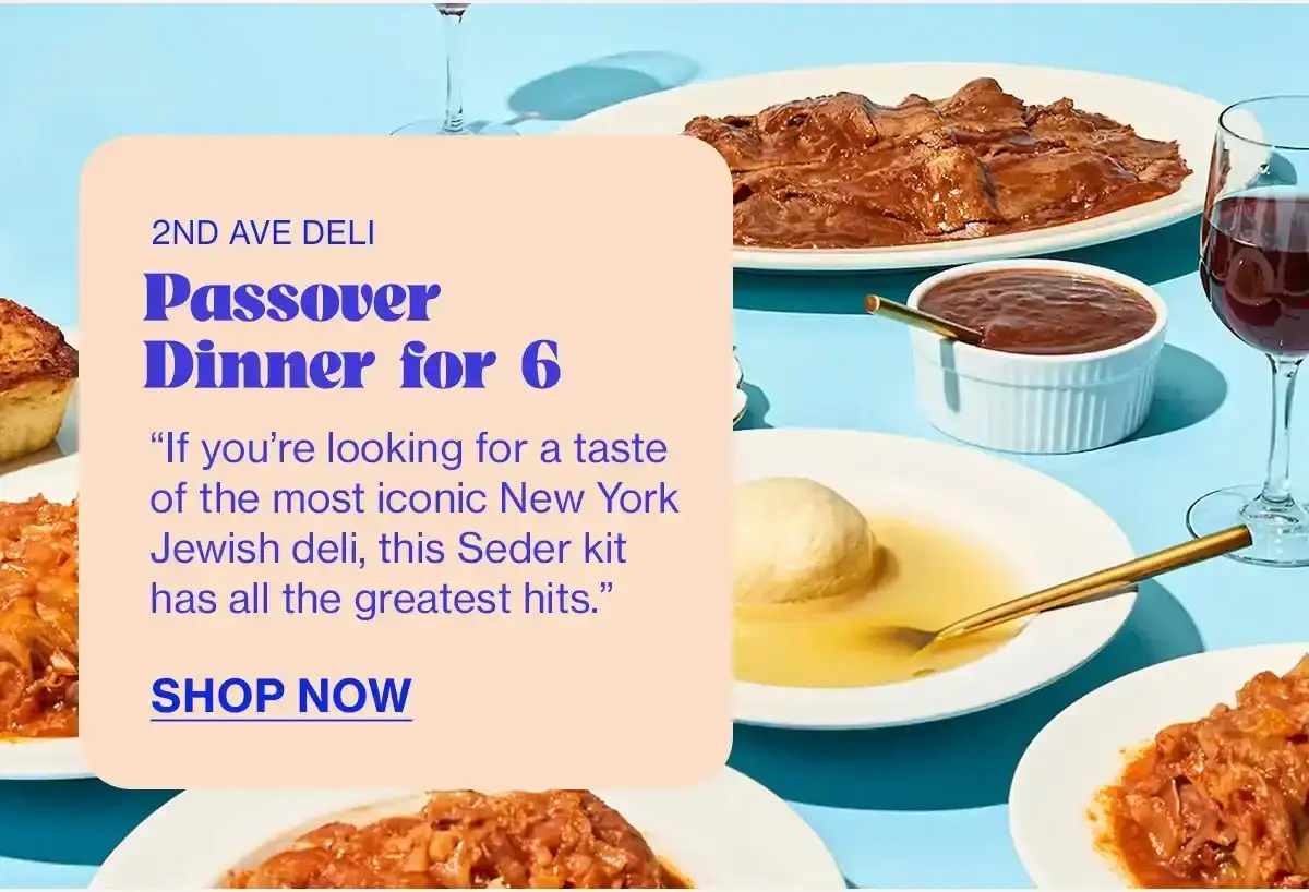 Passover Dinner for 6