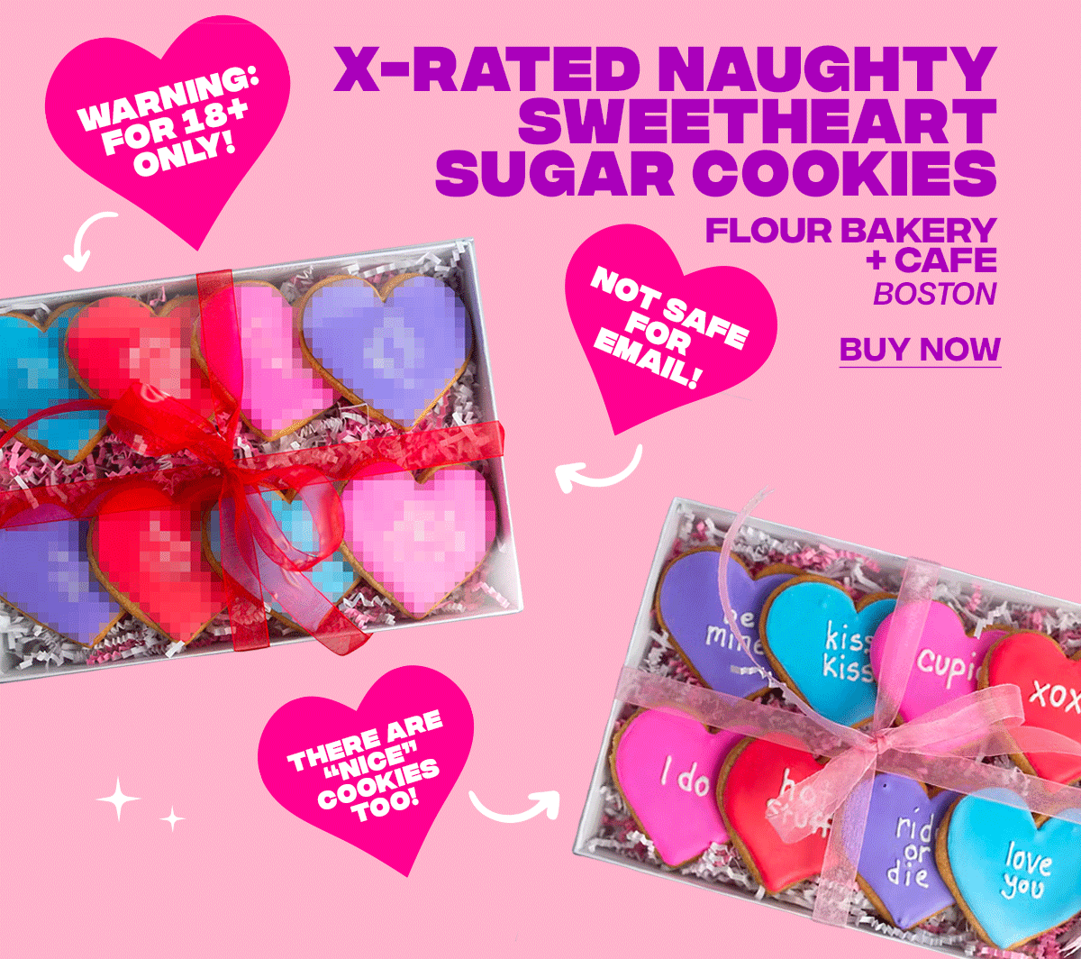 Naughty Sweetheart Sugar Cookies