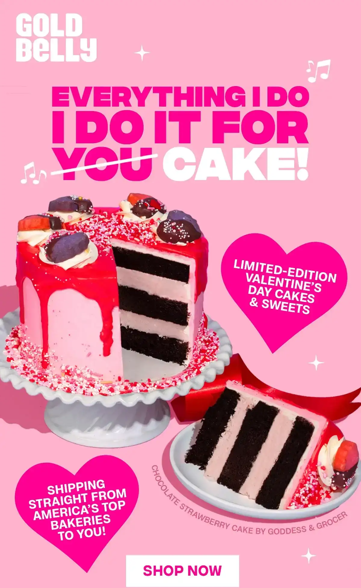 Limited-Edition Valentine's Day Cakes & Sweets