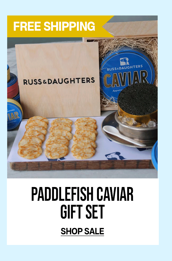 Paddlefish caviar