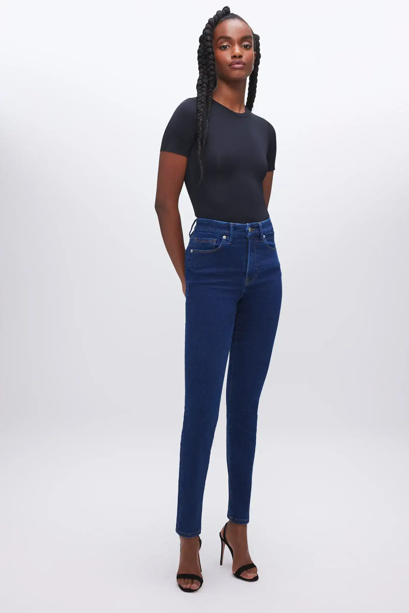 Image of ALWAYS FITS GOOD WAIST SKINNY JEANS | BLUE821