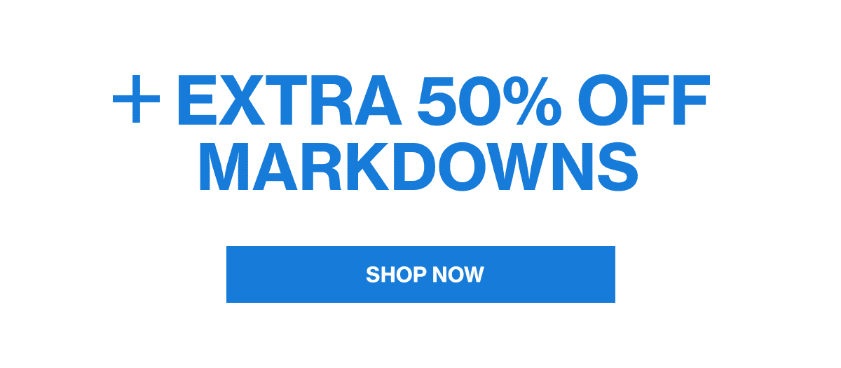 EXTRA 50% OFF SALE!