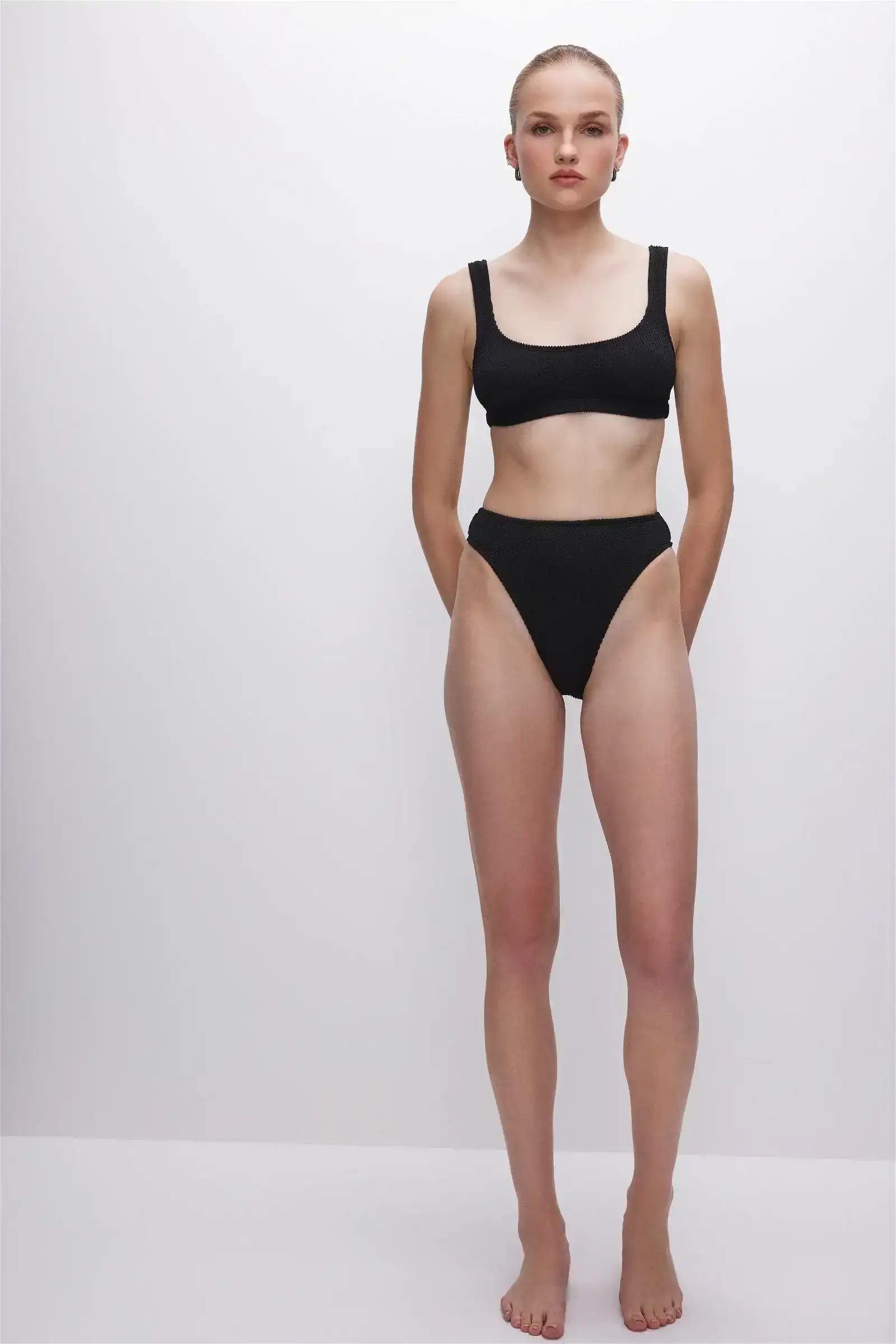 Image of ALWAYS FITS GOOD WAIST BIKINI BOTTOM | BLACK001