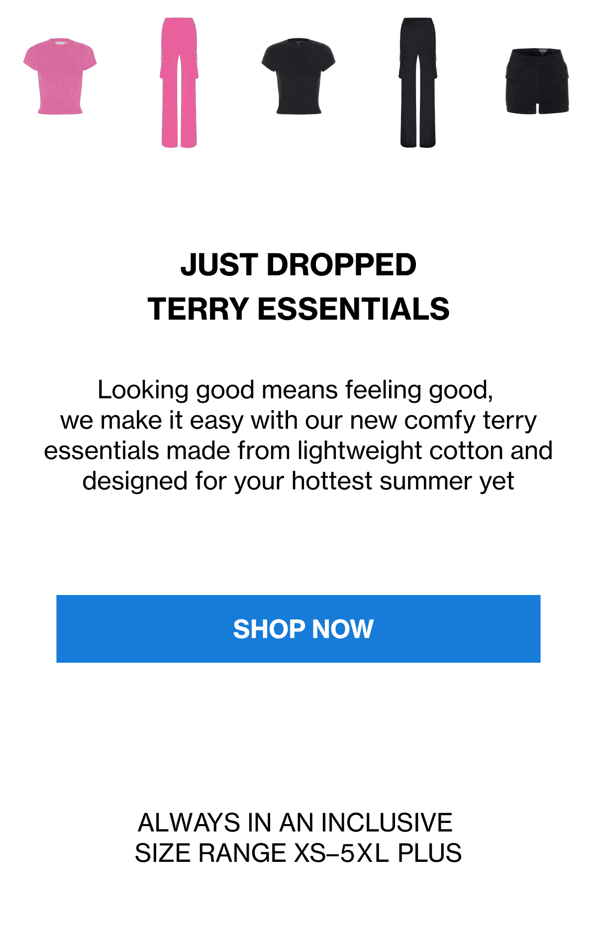NEW TERRY ARRIVALS