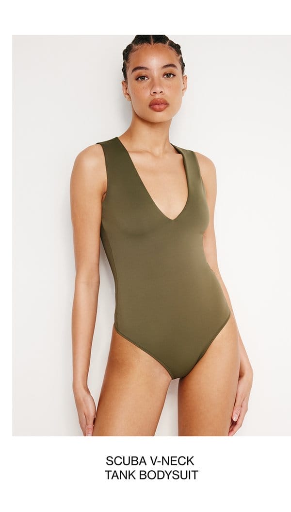 Scuba V-Neck Bodysuit