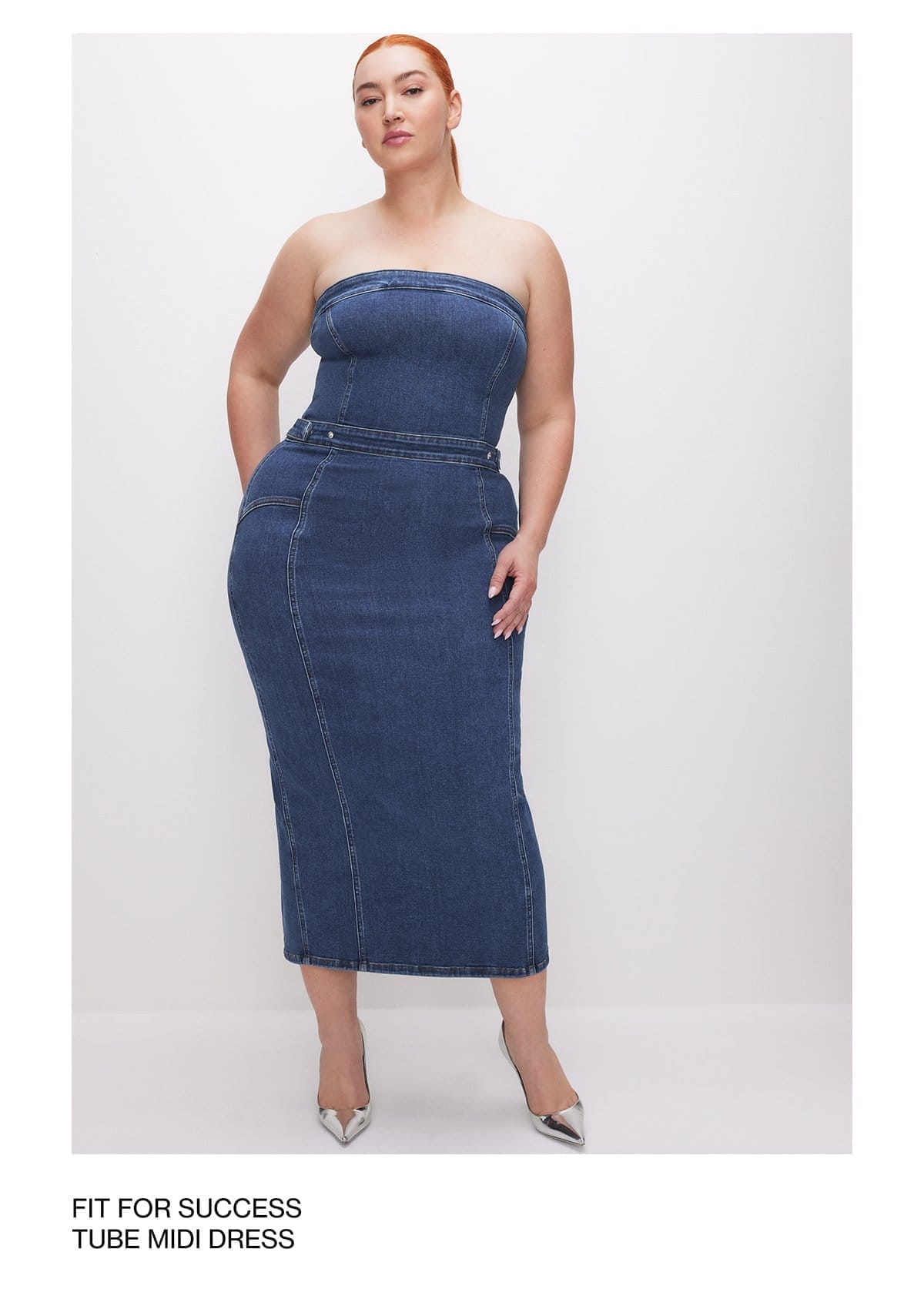 FIT FOR SUCCESS TUBE MIDI DRESS